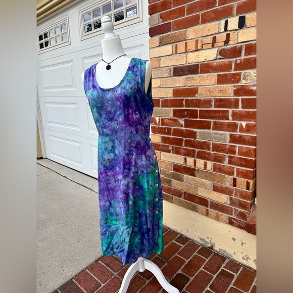 Vintage Batik Tie Dye Sundress - Picture 3 of 7